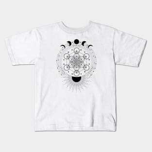 Metatron's Cube | Sacred Geometry Kids T-Shirt